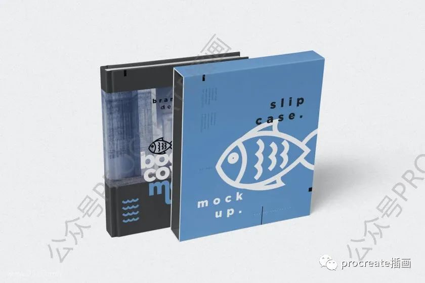 图片[4]-精装书籍封面及书壳包装设计展示PSD样机素材【0465】-procreatechahua