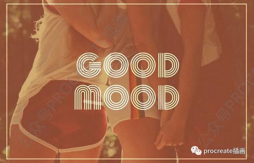 图片[4]-复古怀旧的多线性无衬线大写英文字体【0478】-procreatechahua