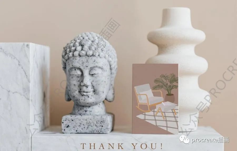 图片[4]-抽象的室内家居环境矢量插画素材【0480】-procreatechahua