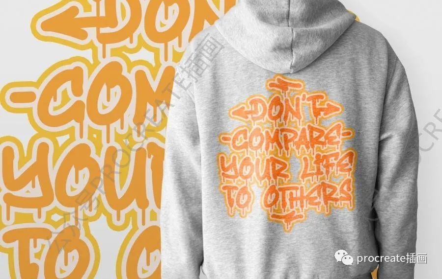 图片[4]-艺术喷漆的涂鸦风格装饰性英文大写字体【0494】-procreatechahua