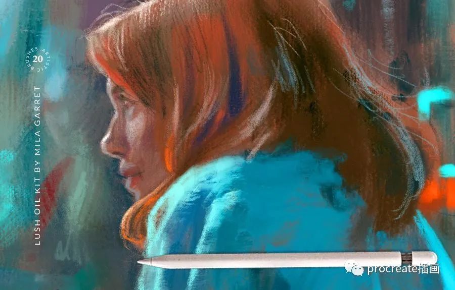 图片[4]-20个华丽的油画绘制效果procreate笔刷【0508】-procreatechahua