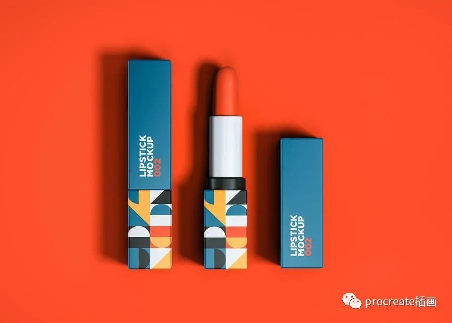 图片[4]-细长条口红化妆品设计展示PSD样机素材【0540】-procreatechahua