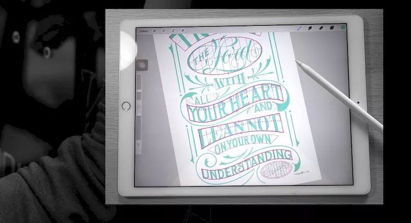 图片[4]-50款手写艺术字体排版的辅助网格Procreate笔刷【0049】-procreatechahua