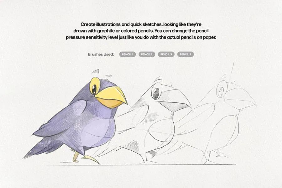 图片[4]-25个基础铅笔素描艺术手绘效果的procreate笔刷【0573】-procreatechahua