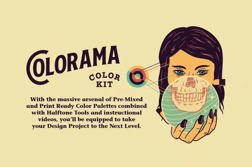 图片[4]-复古风格的Photoshop笔刷和调色板【0620】-procreatechahua