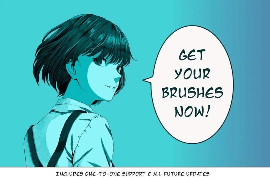 图片[5]-日式漫画插画专用的Procreate笔刷【0641】-procreatechahua