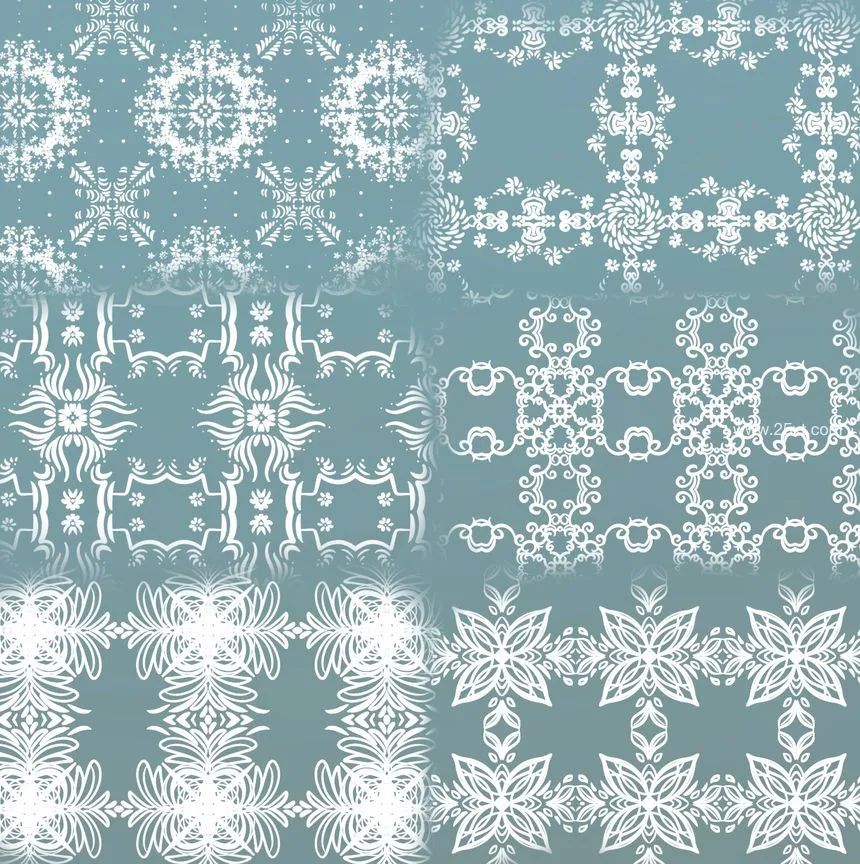 图片[4]-抽象复古花型图案的Procreate笔刷【0642】-procreatechahua