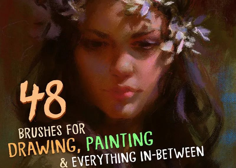 图片[4]-48款色粉画笔效果的Procreate笔刷【0646】-procreatechahua