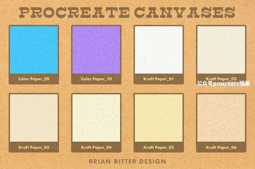 图片[4]-Procreate纸质画笔和Procreate纸质画布素材【0695】-procreatechahua
