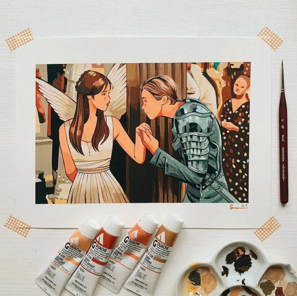 图片[4]-Sibylline水彩人物头像手绘插画集+画师早期插画集+绘画视频【0706】-procreatechahua