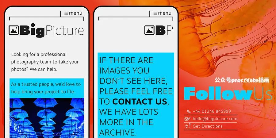 图片[3]-现代极简大方的粗体英文无衬线字体和图标符号字体【0766】-procreatechahua