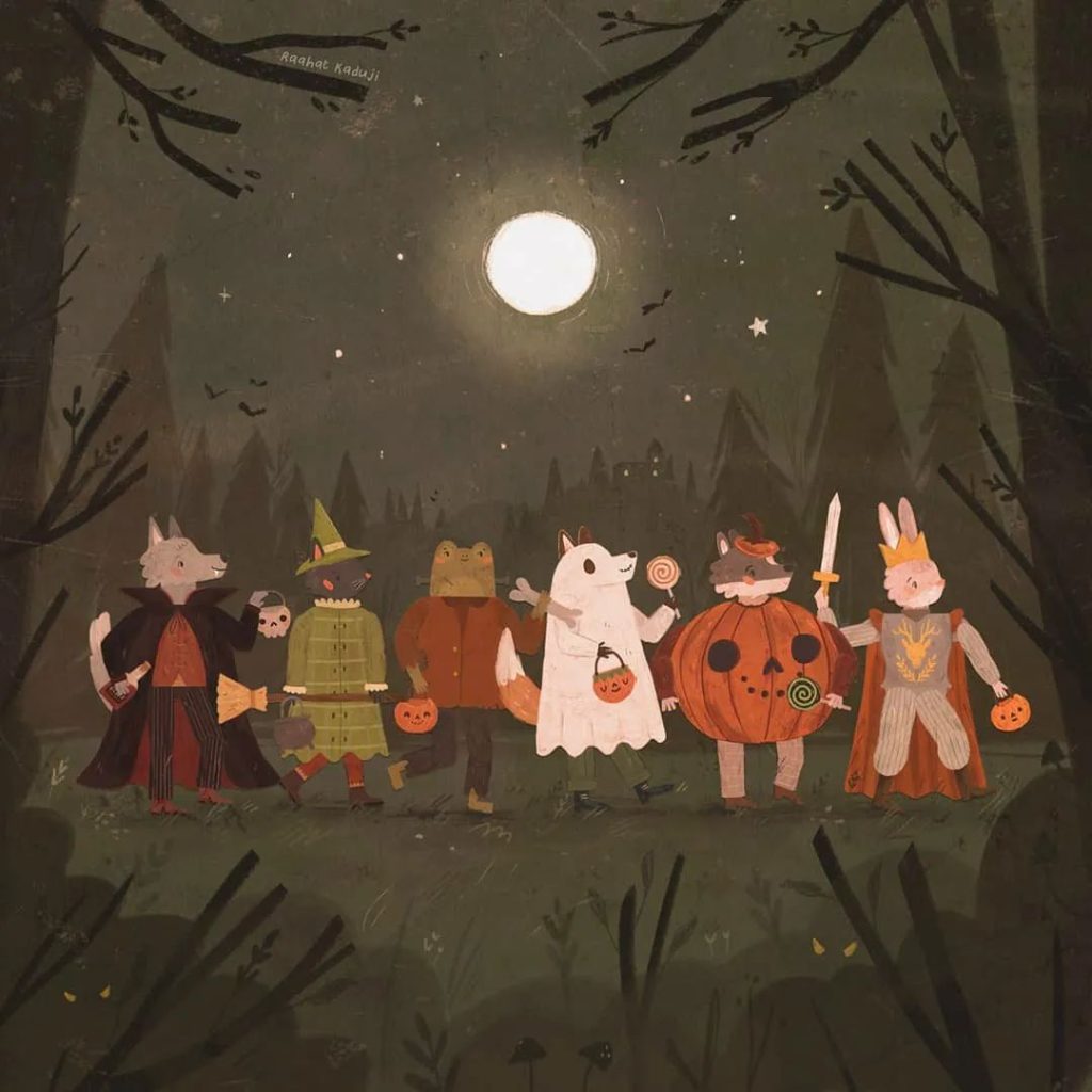 图片[4]-治愈系儿童绘本插画集素材+视频绘制视频【0805】-procreatechahua