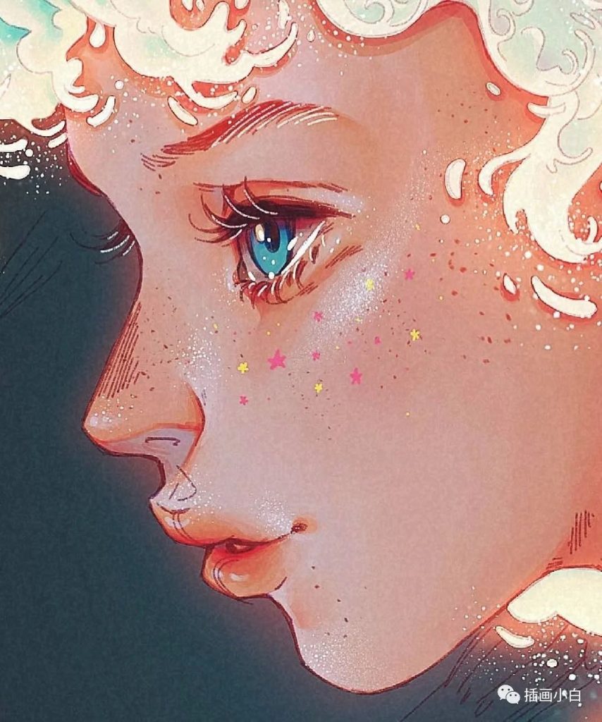 图片[2]-复古风格人像插画的procreate笔刷【0100】-procreatechahua