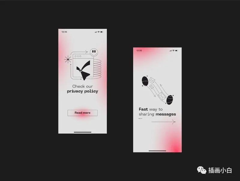 图片[4]-日本现代风格的黑白简笔手绘插画素材分享【0104】-procreatechahua