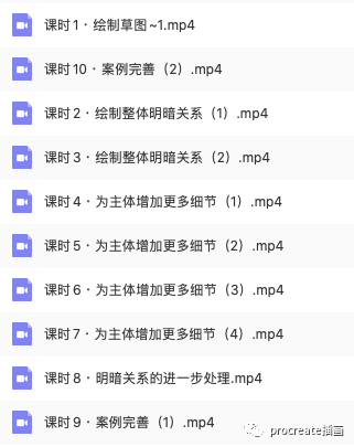 图片[4]-ipad多种风格插画视频教程（马克水彩油画铅笔钢笔）【0206】-procreatechahua