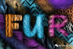 55款动物毛皮纹理Procreate笔刷【0354】-procreatechahua