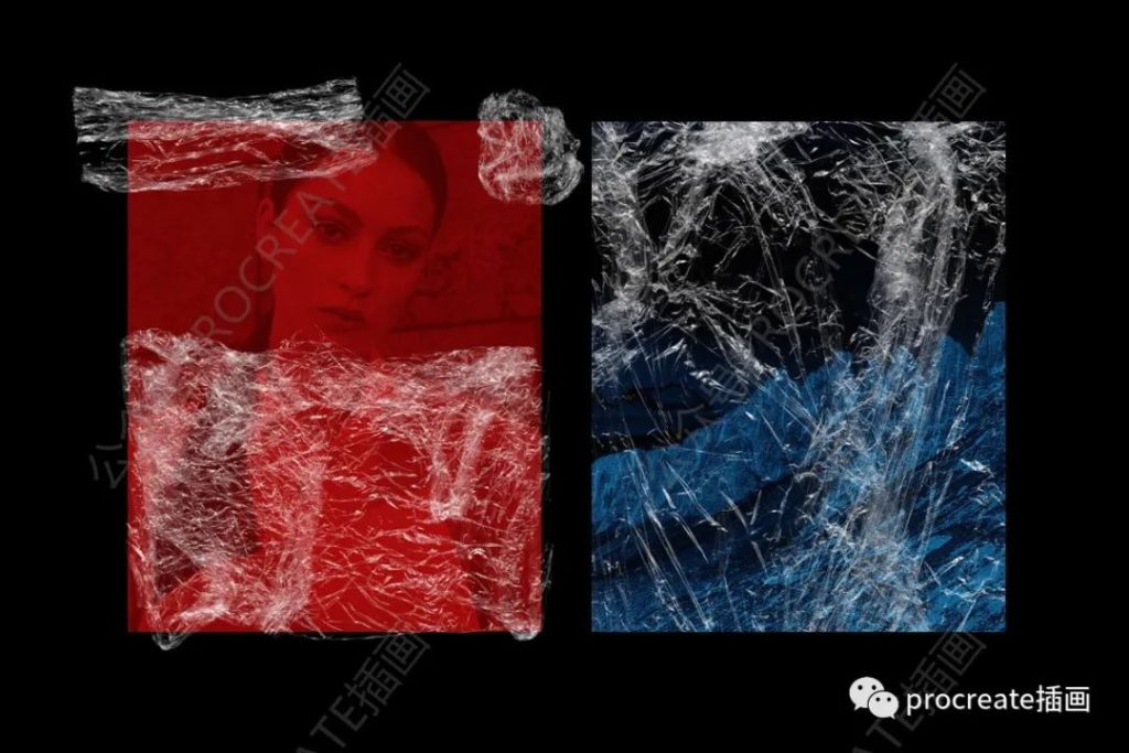 图片[1]-各种塑料破碎材质肌理PS笔刷【0362】-procreatechahua