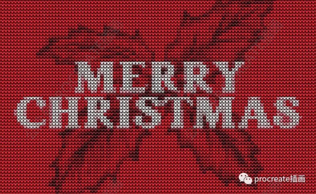 图片[1]-十字绣艺术ps图层样式【0370】-procreatechahua