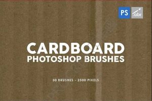 60个纸板印章ps笔刷【0396】-procreatechahua