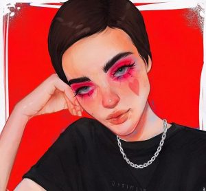 14款Procreate人像项链笔刷【0027】-procreatechahua