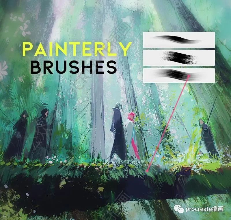 图片[1]-插画师Rossdraws的高级ps和Procreate笔刷套装【0433】-procreatechahua
