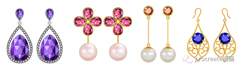 图片[4]-珠宝设计师专用的珠宝首饰procreate笔刷【0195】-procreatechahua