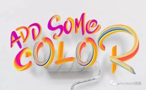 充满活力的糖果色英文手写笔刷字体【0442】-procreatechahua