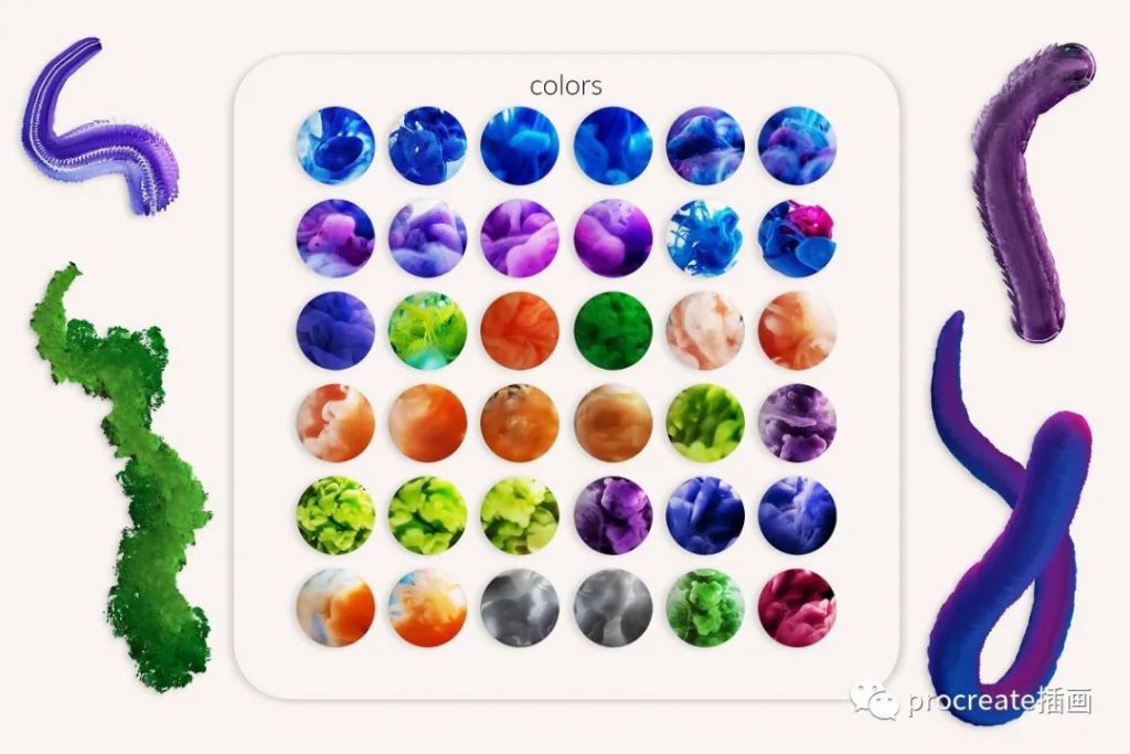 图片[5]-220+款卡通风格多彩调色板笔刷套装【0180】-procreatechahua