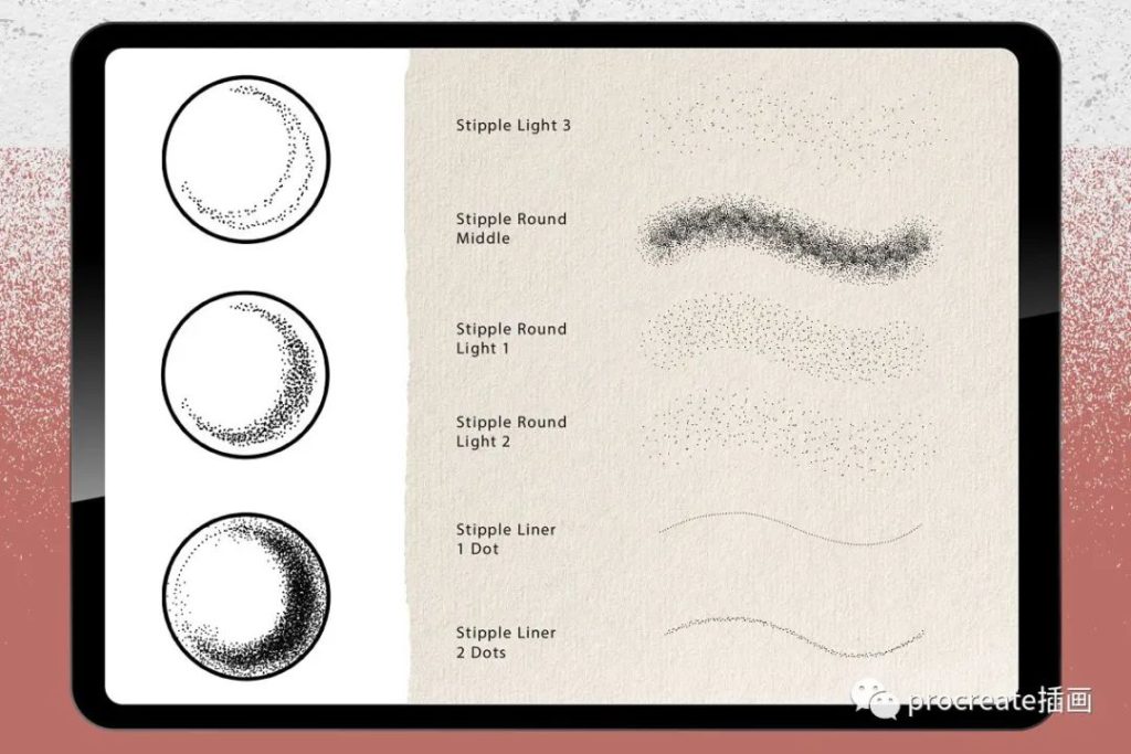 图片[5]-22款复古纹身插画procreate笔刷【0189】-procreatechahua