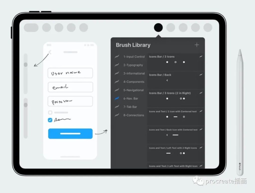 图片[5]-169款Procreate专用线框图笔刷【0212】-procreatechahua