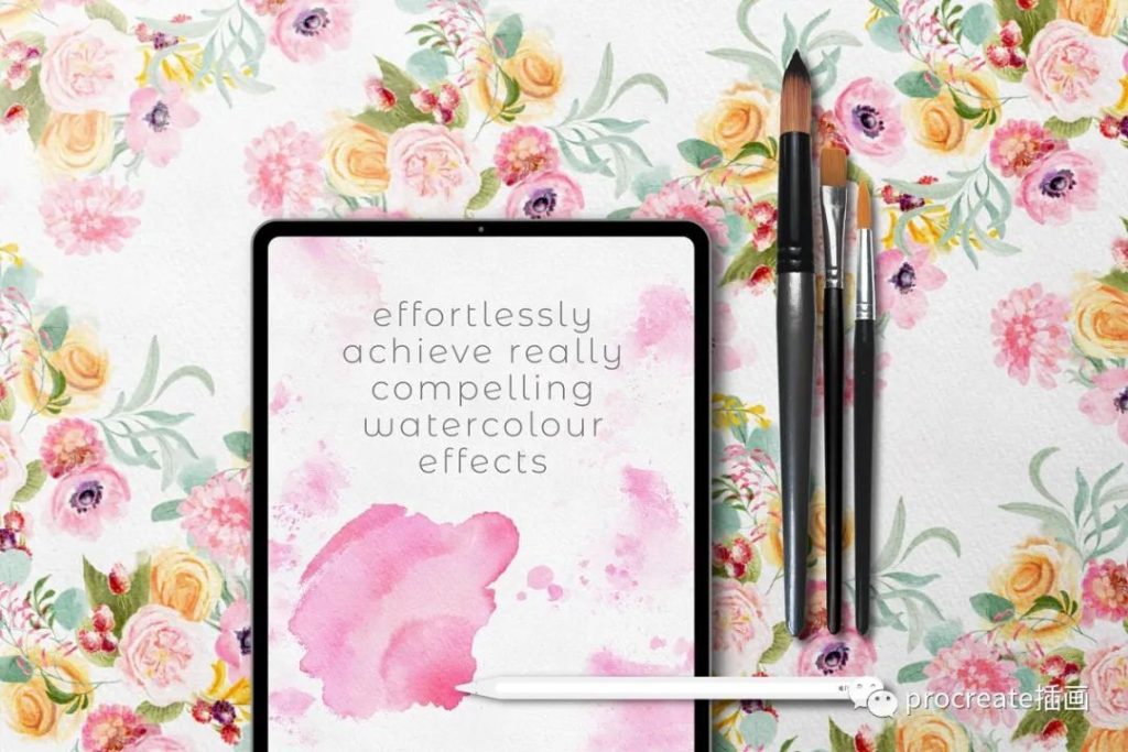 图片[5]-68款完美质感水彩procreate笔刷【0222】-procreatechahua