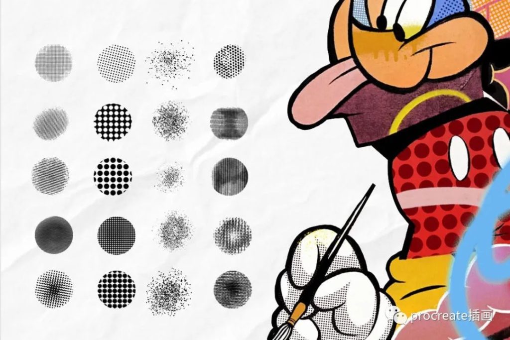 图片[5]-40款时尚街头涂鸦风格的procreate笔刷集合【0223】-procreatechahua