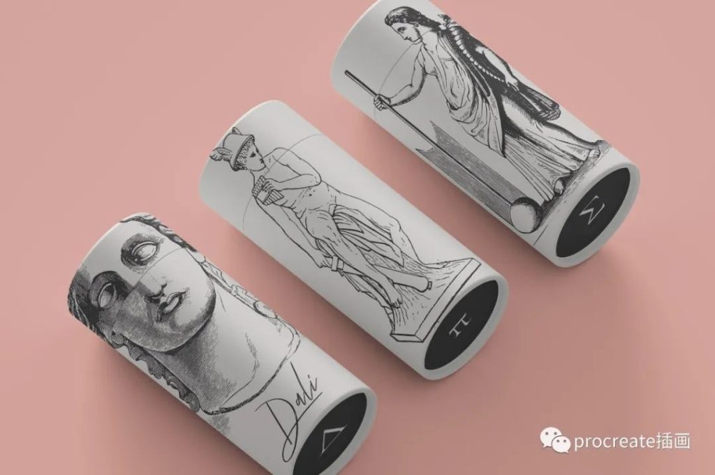 图片[5]-希腊神话人物矢量插画素材包【0229】-procreatechahua