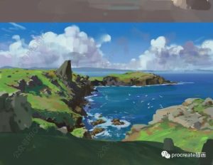 速涂场景基础入门教程【0274】-procreatechahua