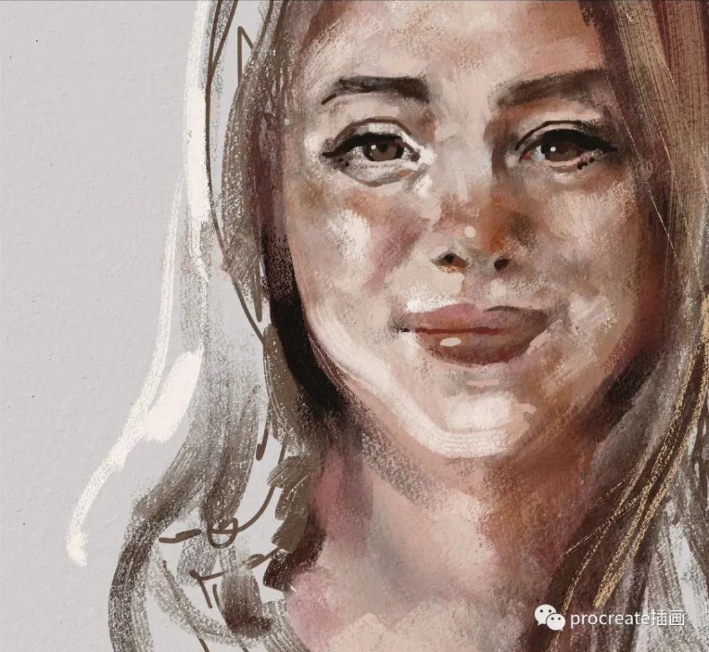 图片[5]-水彩油画厚涂procreate笔刷包+一张油画布纸张纹理procreate文件+使用视频【0279】-procreatechahua