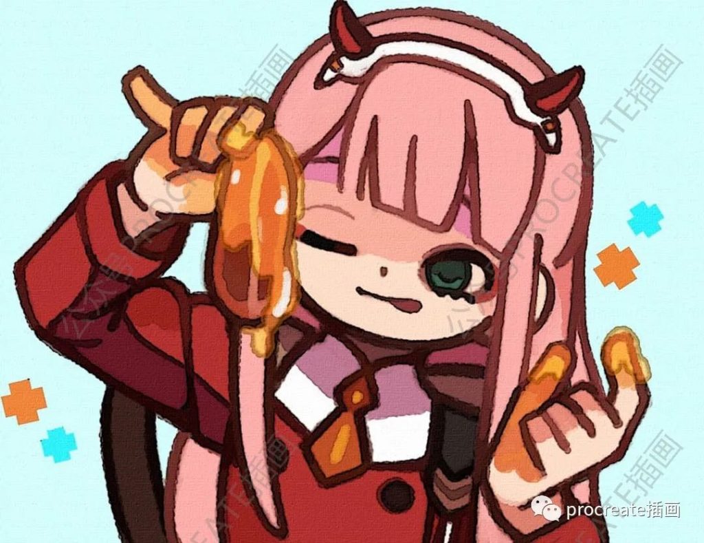 图片[5]-可爱人物头像插画图片临摹素材+可爱漫画procreate笔刷【0288】-procreatechahua