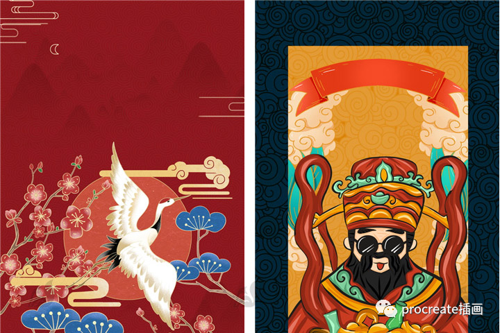 图片[11]-新国潮procreate笔刷合集+国潮风海报模版合集【0535】-procreatechahua