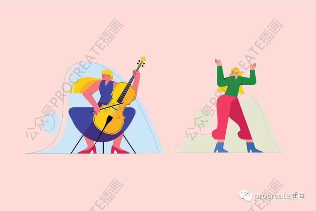 图片[4]-时尚高端个性的高品质抽象音乐节banner海报矢量插画集合【0359】-procreatechahua