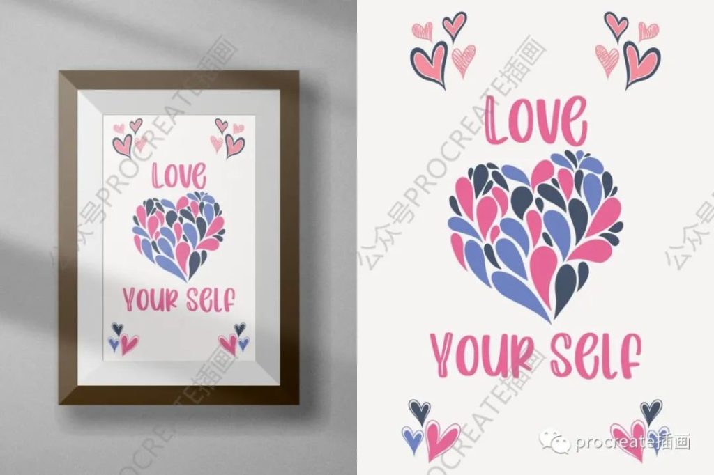 图片[5]-各种各样情人节爱心图形 Procreate 笔刷【0407】-procreatechahua