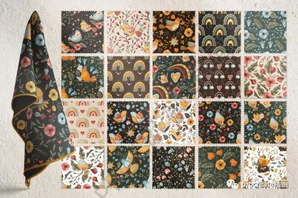 图片[5]-花&鸟元素春季花卉插画素材【0409】-procreatechahua