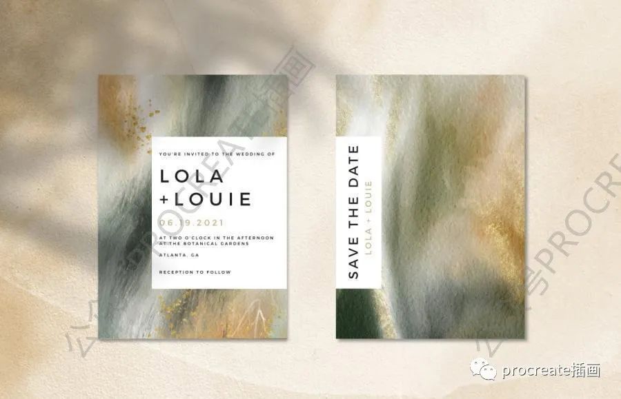 图片[5]-神秘抽象的水彩绘画艺术涂抹纹理jpg背景图片素材【0441】-procreatechahua