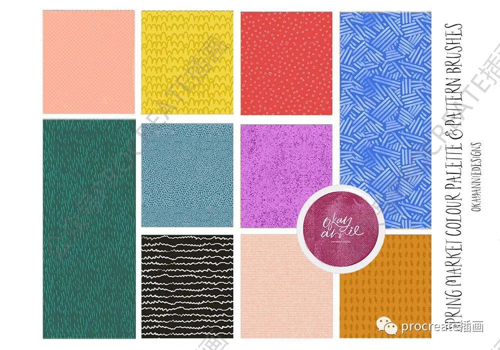 图片[5]-春季绘画纹理Procreate笔刷【0445】-procreatechahua