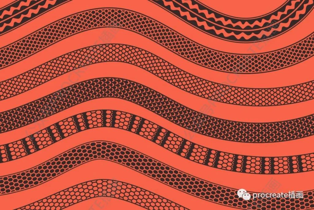 图片[5]-皮肤蛇图案AI画笔（Ai）【0452】-procreatechahua