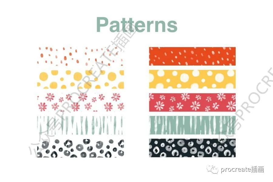 图片[5]-24个复古风格的印花花纹纹理图案Procreate笔刷【0457】-procreatechahua