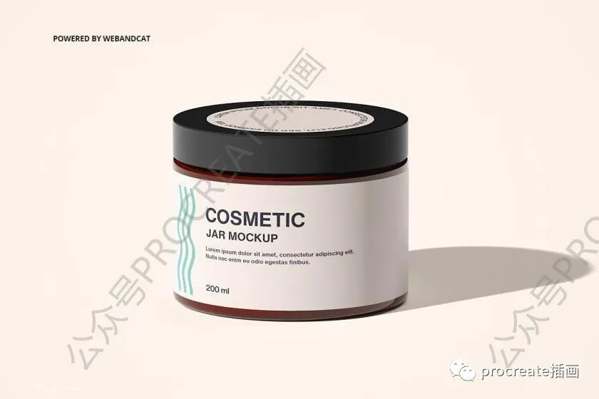 图片[5]-打开的圆形化妆品护肤品罐子设计展示PSD样机素材【0467】-procreatechahua