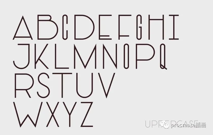 图片[5]-个性夸张古怪的英文无衬线线条装饰字体【0490】-procreatechahua
