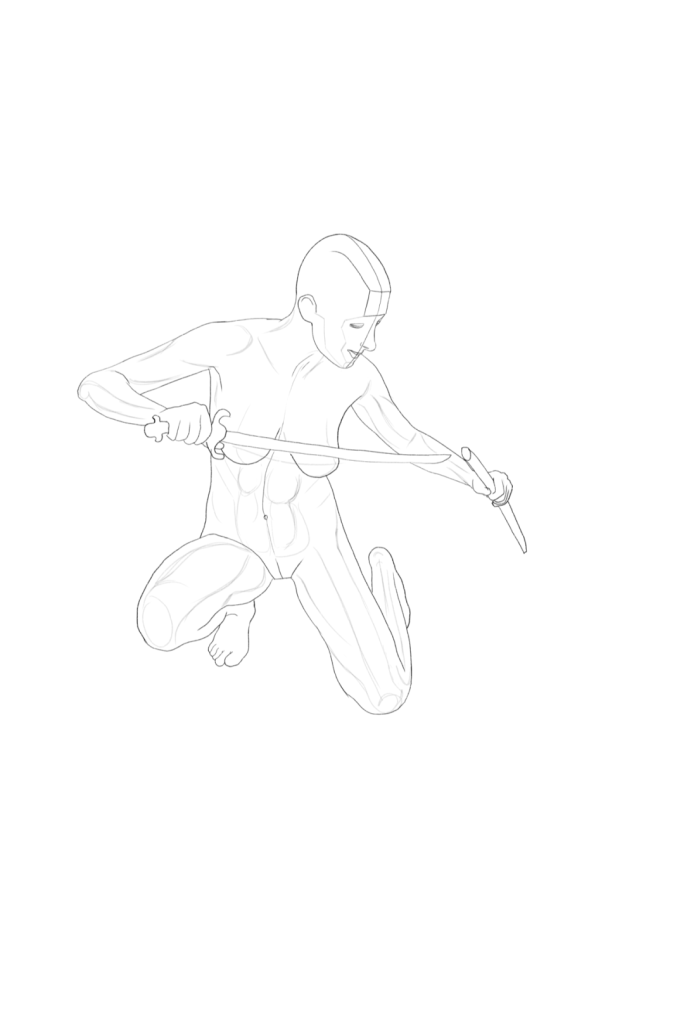 图片[6]-300+款人体姿势骨骼肌肉结构的线性绘画参考辅助笔刷【0730】-procreatechahua