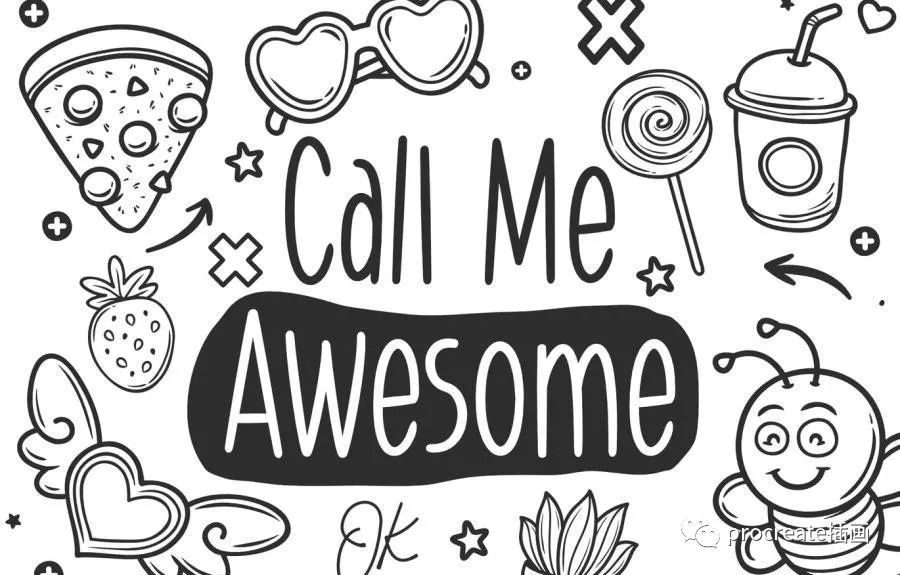 图片[5]-童趣满满的儿童书写字体【0509】-procreatechahua