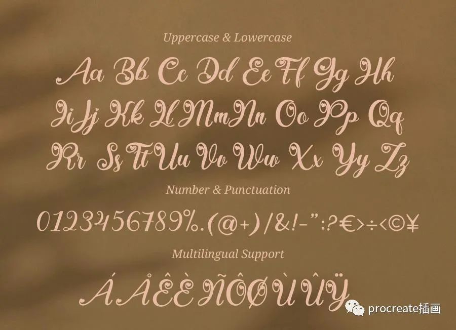 图片[5]-时尚现代的浪漫爱情花体英文手写字体【0530】-procreatechahua