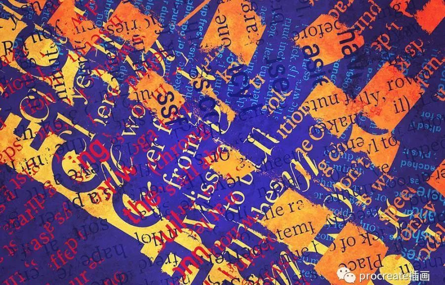 图片[5]-30个抽象主义的个性文字拼贴艺术风格PS笔刷【0538】-procreatechahua